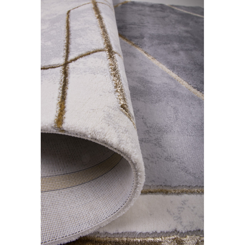 Dywan Galeria GL136F GREY/GOLD 80x150cm