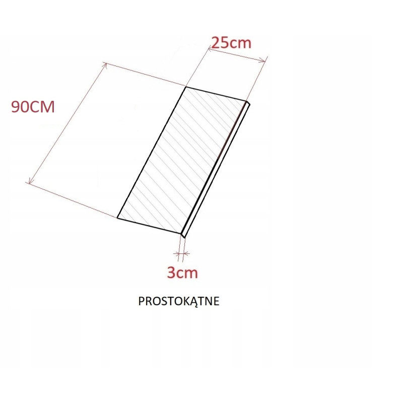 NAKŁADKI NA SCHODY SZARE BARDZO TRWAŁE !! 90cm