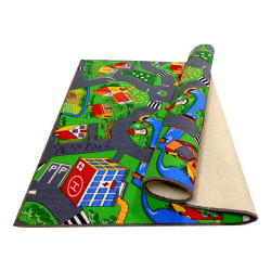 Dywan Dla Dzieci Mata Dziecięcy Uliczki Little Village Drogi Ulice 200x300