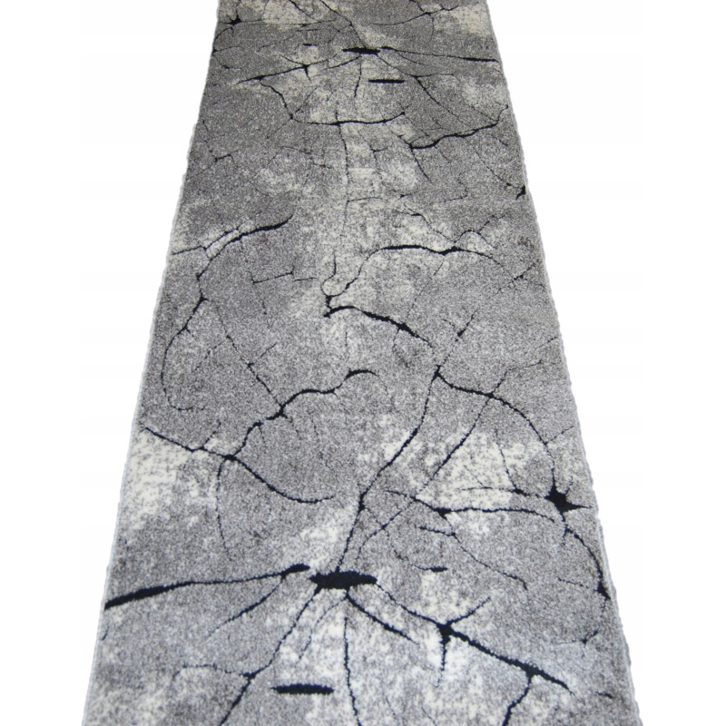 CHODNIK dywanowy Miami 0129 szary FRYZ 100cm pień