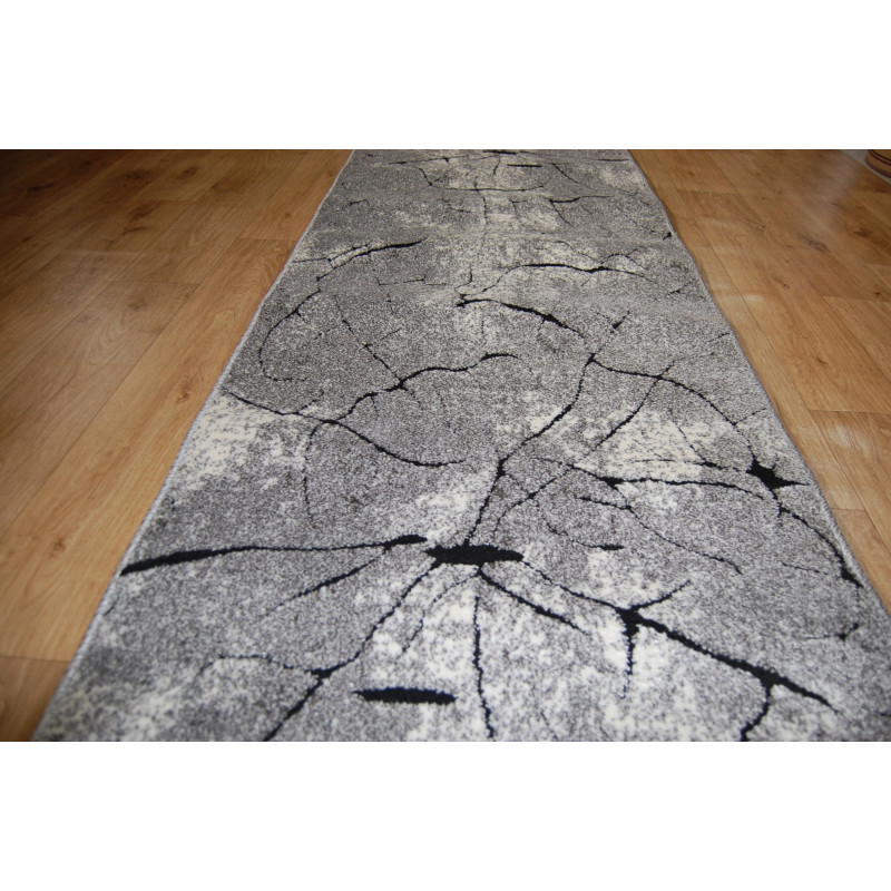CHODNIK dywanowy Miami 0129 szary FRYZ 100cm pień