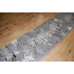 CHODNIK dywanowy Miami 0129 szary FRYZ 100cm pień