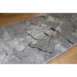 CHODNIK dywanowy Miami 0129 szary FRYZ 100cm pień