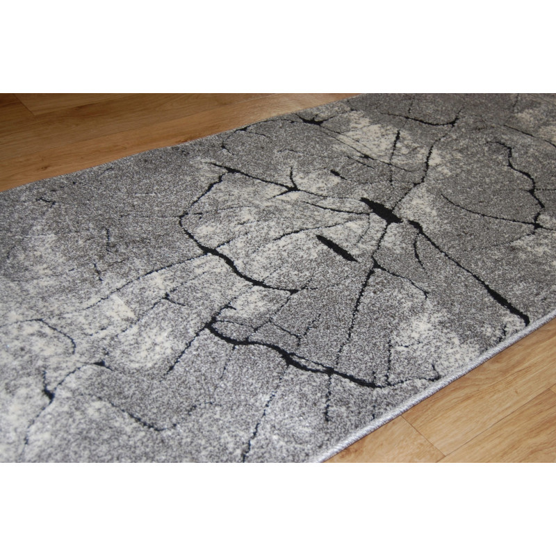 CHODNIK dywanowy Miami 0129 szary FRYZ 100cm pień