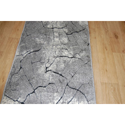 CHODNIK dywanowy Miami 0129 szary FRYZ 100cm pień
