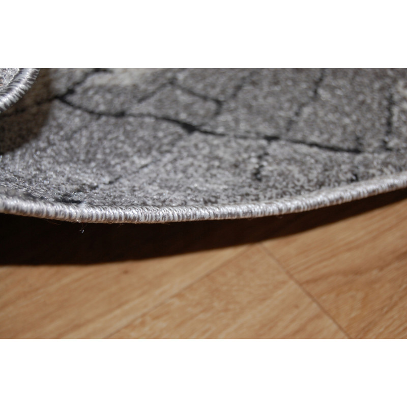 CHODNIK dywanowy Miami 0129 szary FRYZ 80cm pień