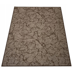 Nowoczesny Trwały Dywan 100x150 Brązowy Kuchnia Jadalnia Salon
