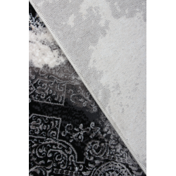 Dywan Tender 27237A BLACK/L.GREY  VELVET 77x150cm