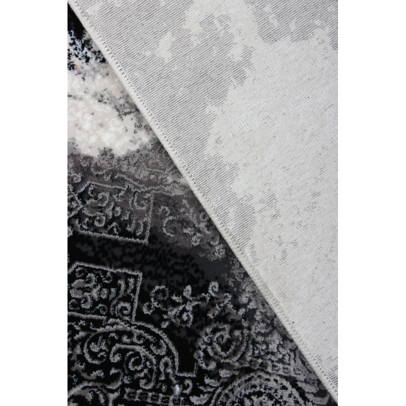 Dywan Tender 27237A BLACK/L.GREY  VELVET 77x150cm