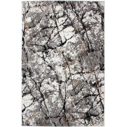 Dywan Tender 25226A BLACK/L.GREY VELVET 77x150cm