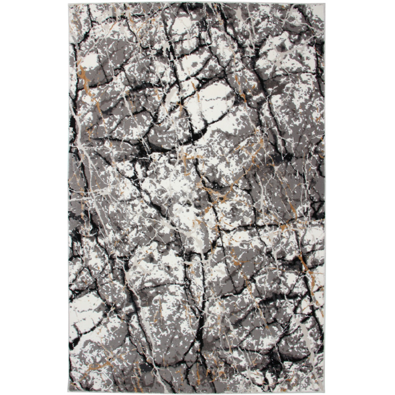 Dywan Tender 25226A BLACK/L.GREY VELVET 77x150cm