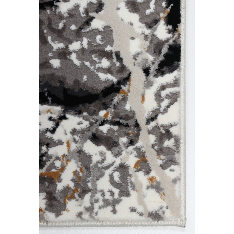 Dywan Tender 25226A BLACK/L.GREY VELVET 77x150cm