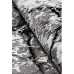 Dywan Tender 25226A BLACK/L.GREY VELVET 77x150cm