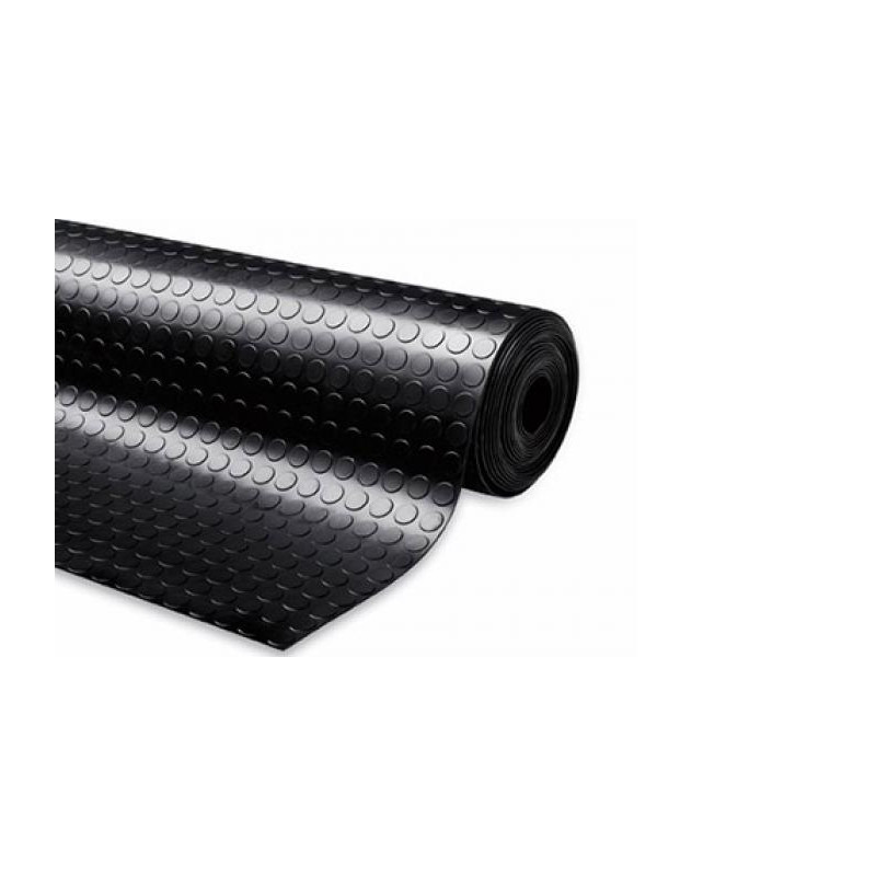 Mata Wykładzina Gumowa 3mm 120cm ROUND BUTTON KÓŁECZKA GARAŻ WARSZTAT