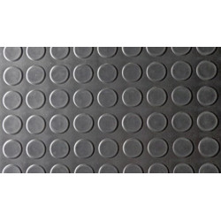 Wykładzina GUMOWA Mata Gumowa 1m 3mm Round Button Garaż Warsztat