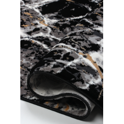 Dywan Tender 25226A BLACK /BLACK VELVET 77x150cm