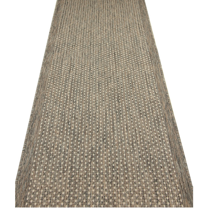 CHODNIK SZNURKOWY 8823/W71E BEŻ GŁADKI WZÓR 150cm Kuchnia Salon Wiatrołap