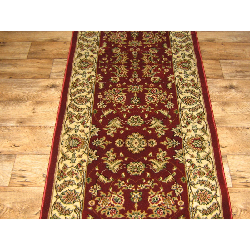 CHODNIK Dywanowy gruby heat-set szer. 70 cm bordo