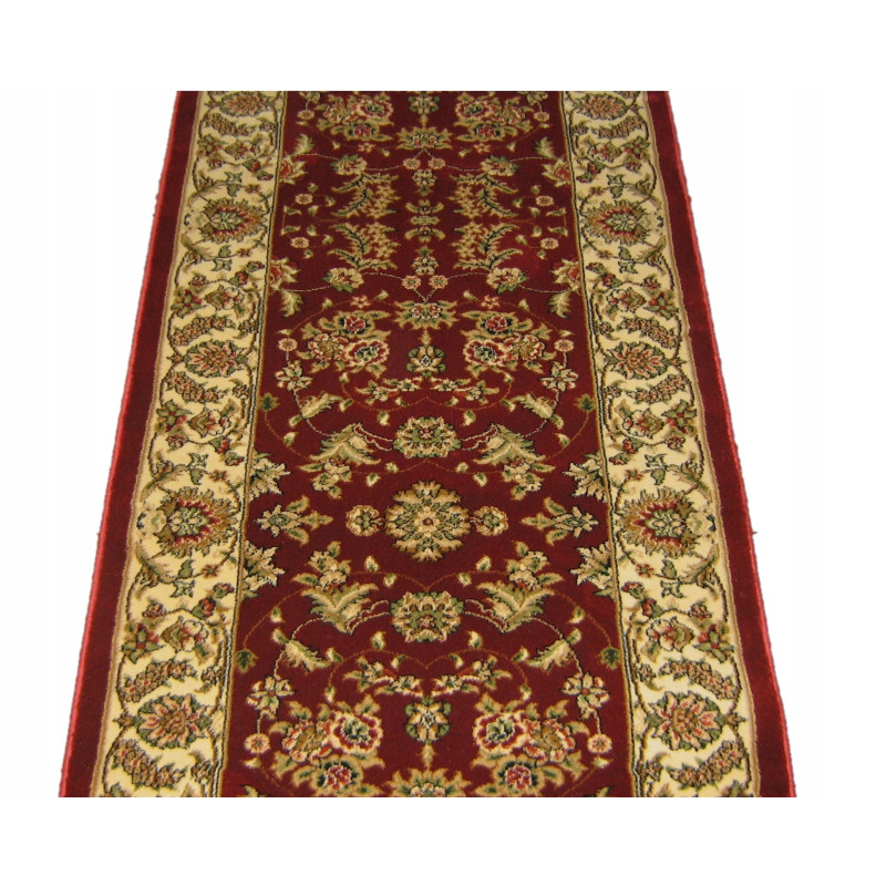 CHODNIK Dywanowy gruby heat-set szer. 90 cm bordo