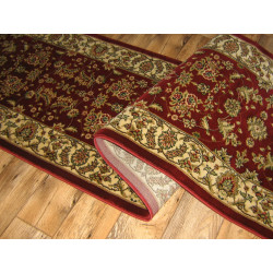 CHODNIK Dywanowy gruby heat-set szer. 90 cm bordo