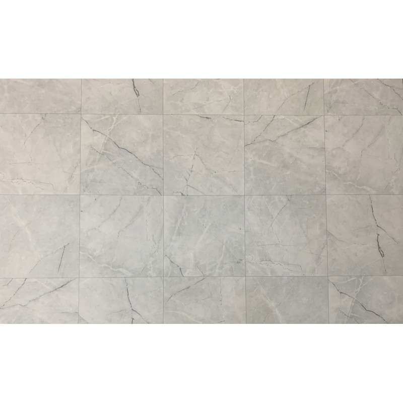 Wykładzina PCV Maxima Plus 639-04 2m Imitacja Płytki Marmur 40cmx40cm SZARY