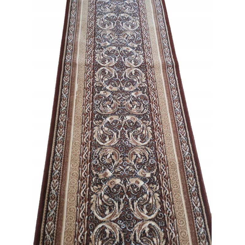CHODNIK dywanowy Agnella Aralia jasny brąz 80cm