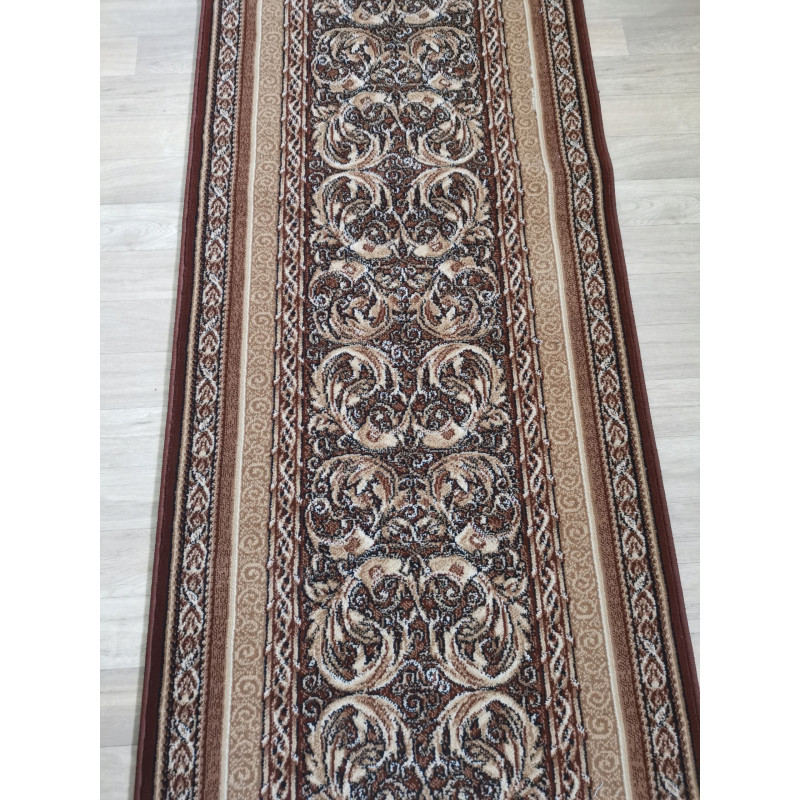 CHODNIK dywanowy Agnella Aralia jasny brąz 80cm