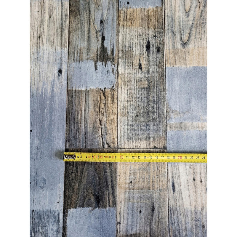 WYKŁADZINA PCV RUSTIC RETRO DESKA NIEBIESKA 200x75cm p81