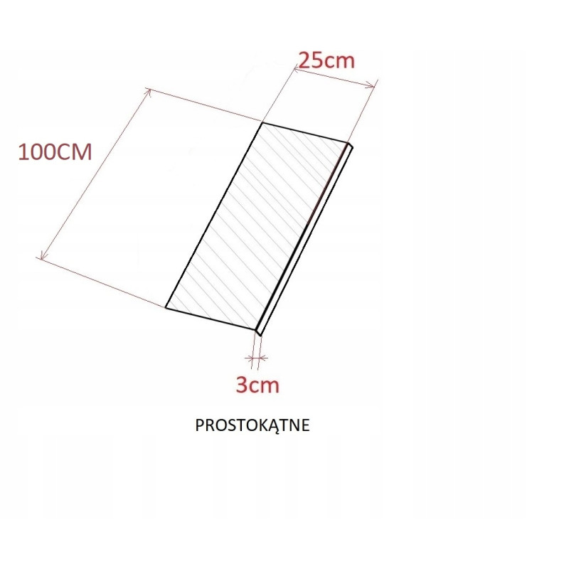 Stopki Nakładki 14 sztuk 100cm Beżowe Jasny Beż N414