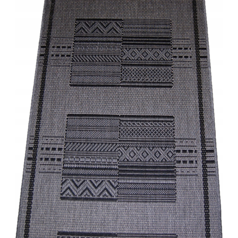 Chodnik Sznurkowy 80cm SUVA Szaro Czarny Wytrzymały Mocny Styl Etno Chodnik Sznurkowy 80cm SUVA Szaro Czarny Wytrzymały Mocny Styl Etno