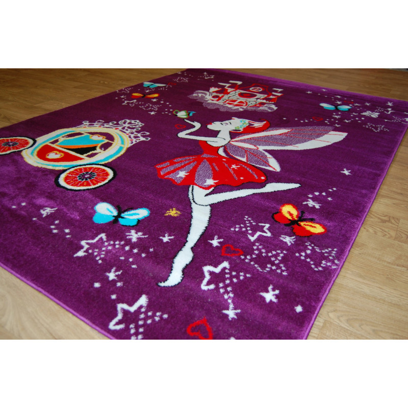 DYWAN DZIECIĘCY wróżka 160x220cm Miękki fiolet DYWAN DZIECIĘCY wróżka 160x220cm Miękki fiolet
