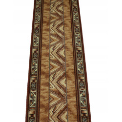 CHODNIK BCF Nowoczesny Zygzak Brąz MOCNY 150x218cm