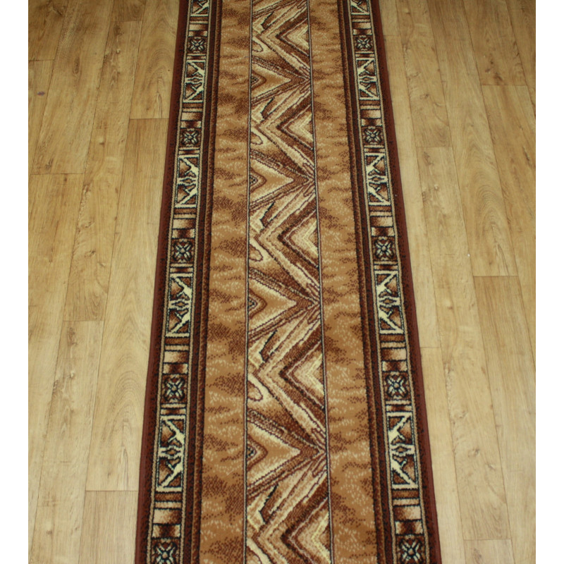 CHODNIK BCF Nowoczesny Zygzak Brąz MOCNY 150x218cm CHODNIK BCF Nowoczesny Zygzak Brąz MOCNY 150x218cm