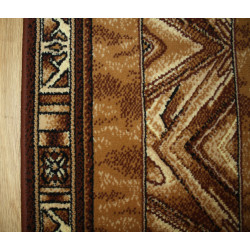 CHODNIK BCF Nowoczesny Zygzak Brąz MOCNY 150x218cm CHODNIK BCF Nowoczesny Zygzak Brąz MOCNY 150x218cm