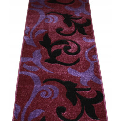 CHODNIK OKAZJA!! DYWAN FRYZ 3D FIOLET 80x316 CM
