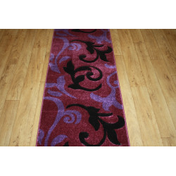CHODNIK OKAZJA!! DYWAN FRYZ 3D FIOLET 80x316 CM