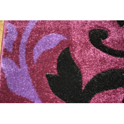 CHODNIK OKAZJA!! DYWAN FRYZ 3D FIOLET 80x316 CM