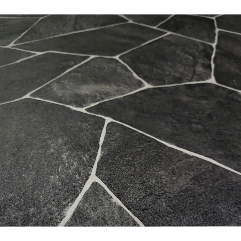 WYKŁADZINA PCV NERO 579 2m LINOLEUM IMITACJA CIEMNYCH KAMIENI WYKŁADZINA PCV NERO 579 2m LINOLEUM IMITACJA CIEMNYCH KAMIENI