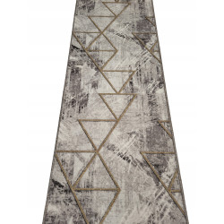CHODNIK ANTYPOŚLIZGOWY GLAMOUR SZARY ZŁOTY 80cm