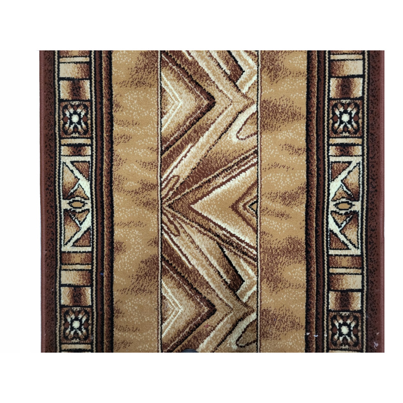 CHODNIK BCF OKAZJA! Brąz Zygzak 100x292cm ch-8