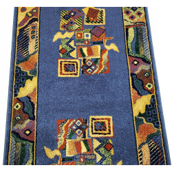 CHODNIK OKAZJA! Mimoza Niebieski 100x218cm ch-19