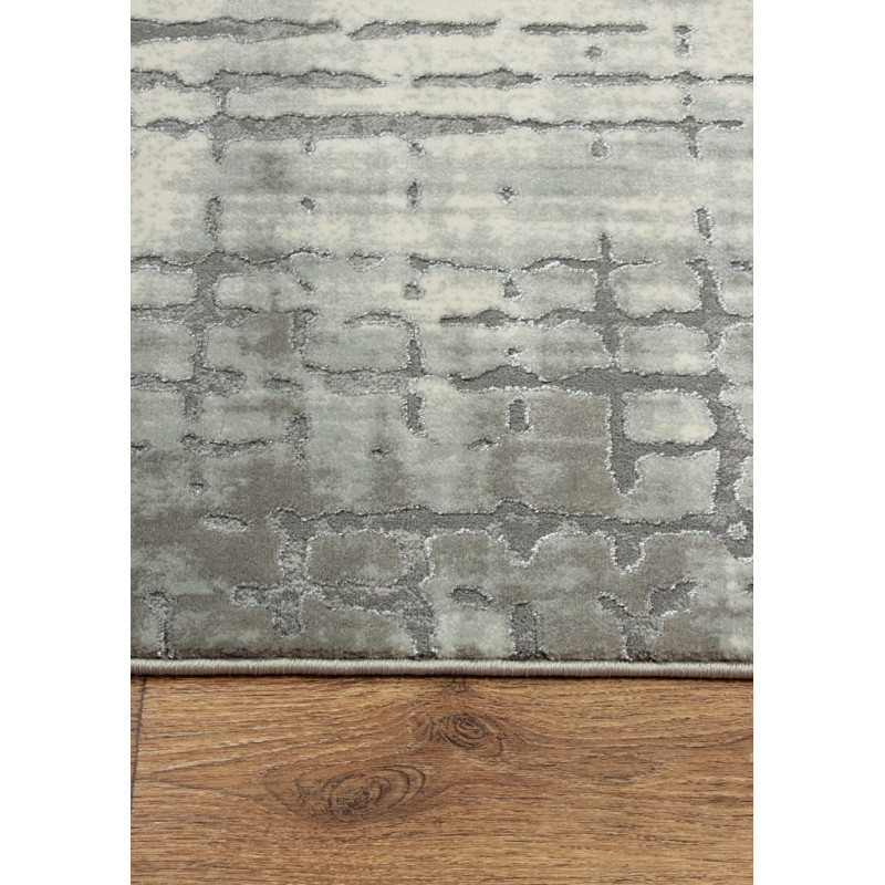 Chodnik dywan HOME W6116 SZARY 80x162cmcm
