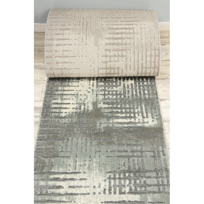 Chodnik dywan HOME W6116 SZARY 80x162cmcm