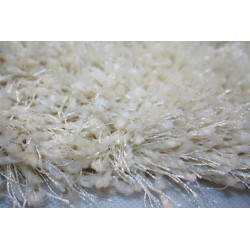 SHAGGY ECRU 4cm KOŃCÓWKA 61x76cm Gruby Miękki