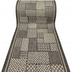 CHODNIK SZNURKOWY 100cm PATCHWORK TOUPE KREMOWY