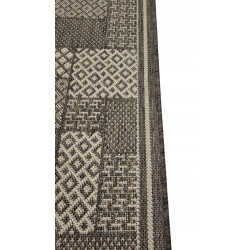CHODNIK SZNURKOWY 100cm PATCHWORK TOUPE KREMOWY