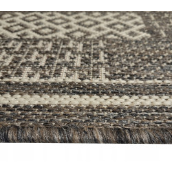 CHODNIK SZNURKOWY 100cm PATCHWORK TOUPE KREMOWY