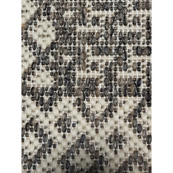 CHODNIK SZNURKOWY 100cm PATCHWORK TOUPE KREMOWY