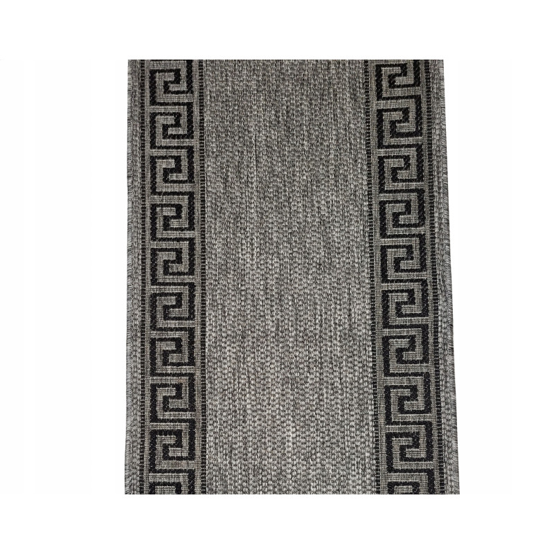 CHODNIK SZNURKOWY 90cm SZARO CZARNY GRECKI