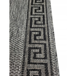 CHODNIK SZNURKOWY 90cm SZARO CZARNY GRECKI